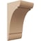 Ekena Millwork 4"W x 4"D x 8"H Wide Olympic Rough Cedar Woodgrain TimberThane Corbel, Primed Tan CORUR04X04X08OLYRCPR - alternate 1